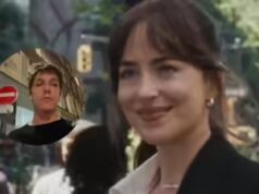 Dakota Johnson e Position Mannequin vistos juntos em Los Angeles