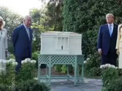 Assista: Trump e Melania apresentam King Charles, Camilla em Washington, mostram colmeias no jardim da Casa Branca