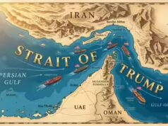 ‘Estreito de Trump’: Presidente dos EUA compartilha novo mapa com seu próprio nome de Hormuz