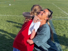 Como uma menina de 9 anos encontrou um modelo de mudança de confiança em um astro do futebol de Denver