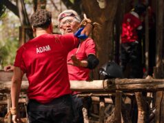 Anne Hegerty, de I am A Superstar, compartilha uma mensagem enigmática para Jimmy Bullard enquanto apoia Adam Thomas