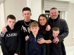 Wayne Rooney compartilha uma foto adorável em homenagem à esposa Coleen no dia 40