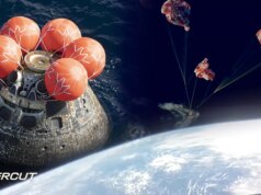 Vídeo Artemis II da NASA desce no Oceano Pacífico