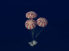 A tripulação da Artemis 2 faz uma aterrissagem triunfante no closing da primeira viagem da humanidade ao redor da Lua desde 1972