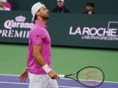 O qualificador Adolfo Daniel Vallejo surpreende Grigor Dimitrov em Madrid