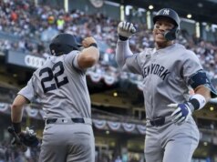 Aaron Choose, Ben Rice e Yankees miram no rival Pink Sox
