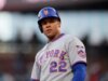 Juan Soto do Mets (tensão na panturrilha) puxou na primeira entrada contra os Giants
