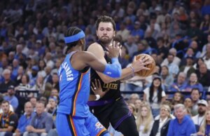 Resumo da NBA: Luka Doncic se machucou na derrota do Lakers para o Thunder