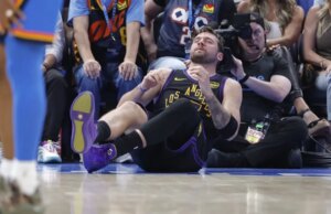 Luka Doncic, do Lakers, fará ressonância magnética em distensão no tendão da coxa