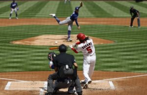 Dodgers acertou cinco HRs e cruzou para vencer na estreia em casa do Nationals