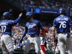Os nacionais estão ocupados com a escalação ameaçadora dos Dodgers