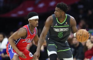 A caminhada dos Sixers para os playoffs continua com vitória sobre os Wolves