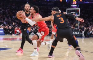 Knicks saltam para a liderança massiva e derrotam Bulls por 40
