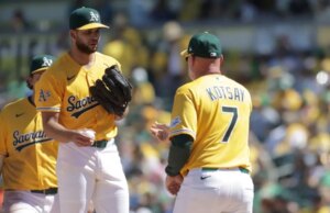 O técnico do A’s, Mark Kotsay, quer melhor esforço contra o Astros