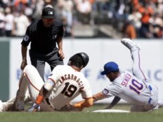 Mets rali em 4 corridas em 8º lugar, vence série de estrada sobre Giants