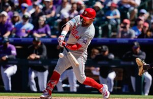 Phillies trabalha para colocar os morcegos em ação na abertura da série contra os Giants