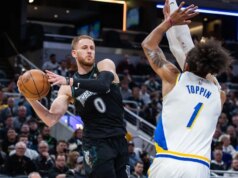 Timberwolves sai de schneid com vitória por 124-104 sobre Pacers