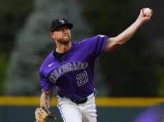Kyle Freeland e Antonio Senzatela das Rockies venceram Astros com 3 rebatidas