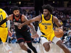Tyrese Maxey marca 32 pontos para liderar Sixers sobre Pacers