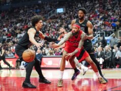 Raptors garantem o 5º lugar com vitória sobre o Nets