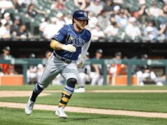 Rays marca três em nono lugar e vence White Sox pela sexta vitória consecutiva