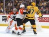 Flyers emergem com vitória sobre Penguins na disputa de abertura da série de playoffs