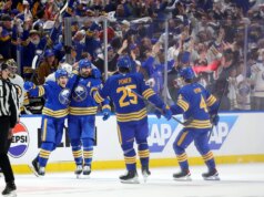 Resumo da NHL: Sabres ultrapassam Bruins pela primeira vitória nos playoffs em 15 anos