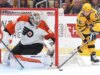 Dan Vladar e Flyers eliminaram os Penguins pela vantagem de 2 a 0 na série