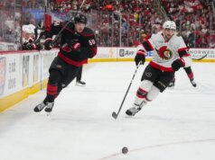 O gol de Jordan Martinook no 2º OT levanta furacões sobre os senadores