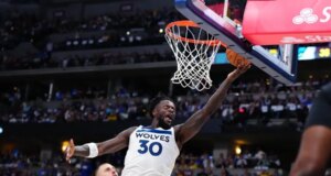 Anthony Edwards, Wolves escapam do buraco de 19 pontos, nível definido vs.