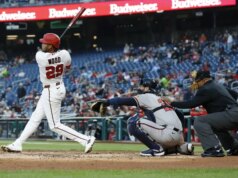 O esforço de 4 rebatidas de Luis Garcia Jr. impulsiona o Nationals contra o Braves