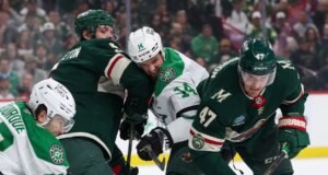 Estrelas assumem a liderança da série por 2-1 e vencem Wild no gol duplo de Wyatt Johnston