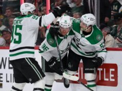 Resumo da NHL: Estrelas vencem Wild em OT duplo para assumir a liderança da série por 2-1