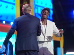 As classificações do draft da NFL caem 12%, ainda o terceiro mais assistido de todos os tempos