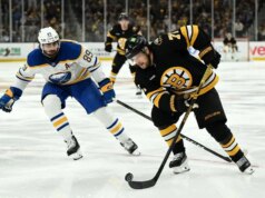 Bruins F Viktor Arvidsson (parte superior do corpo) não retornará contra Sabres