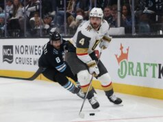 Apesar do déficit de 2 a 1 na série, Golden Knights não entra em pânico contra Mammoth