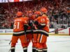 Geese se recuperam duas vezes e derrubam Oilers no OT para vantagem de 3-1