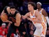A fisicalidade dos Knicks os ajudou a ultrapassar os Hawks