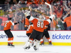 Resumo da NHL: Flyers KO Penguins com vitória OT no jogo 6