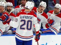 Uma éclair de gênio de Juraj Slafkovsky que mudou a mulher