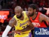 LeBron James resgata Lakers em suspense na prorrogação e leva Rockets ao limite