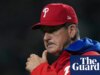 Rob Thomson, gerente de bombeiros dos Phillies, depois de perder 11 dos últimos 12 jogos