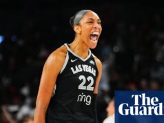 Las Vegas Aces recontrata A’ja Wilson, quatro vezes MVP da WNBA, com contrato de US$ 5 milhões