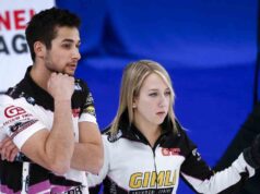 Lotts, do Canadá, sofre primeira derrota no Mundial de Curling de Duplas Mistas