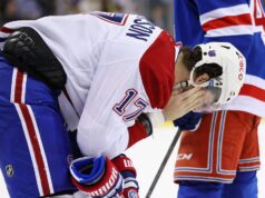 Atteint par une rondelle au visage, Josh Anderson para eu «extrêmement peur»