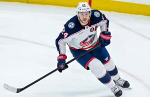 Em todo o curso da série, os Blue Jackets perdem os serviços de Mathieu Olivier