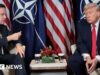 Trump critica a Otan enquanto o chefe da aliança descreve a reunião como “muito franca”