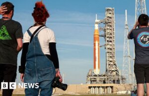 ‘Moonshots’ e produtos – como é estar na Costa Espacial da Flórida antes do lançamento do Artemis