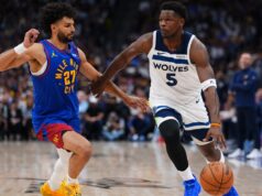 Edwards e Randle reúnem Timberwolves e Nuggets para empatar a série em 1-1