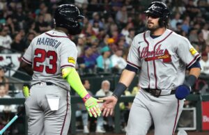Resumo da MLB: Braves venceu Diamondbacks por 17-2 após a quinta entrada de oito corridas